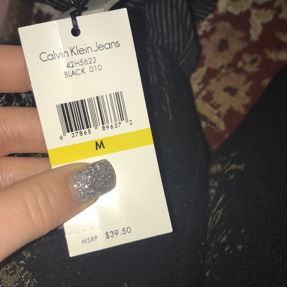 Calvin Klein Striped Bodysuit - Picture 4 of 7